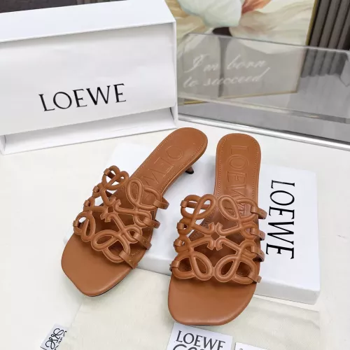 Replica LOEWE Slippers For Women #1320695 $85.00 USD for Wholesale