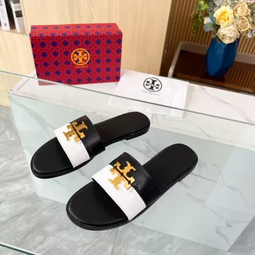 Tory Burch TB Slippers For Women #1320728 $88.00 USD, Wholesale Replica Tory Burch TB Slippers