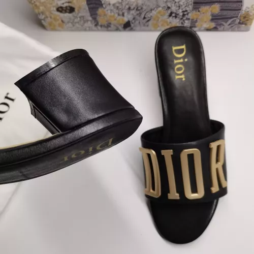 Replica Christian Dior Slippers For Women #1320737 $76.00 USD for Wholesale
