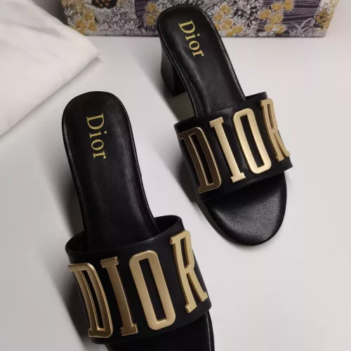 Replica Christian Dior Slippers For Women #1320737 $76.00 USD for Wholesale
