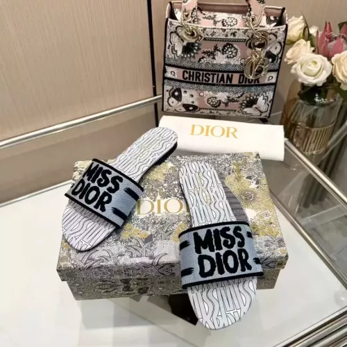 Replica Christian Dior Slippers For Women #1320751 $68.00 USD for Wholesale