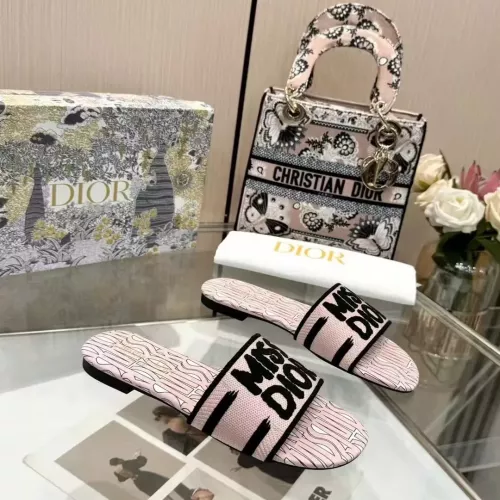 Replica Christian Dior Slippers For Women #1320752 $68.00 USD for Wholesale