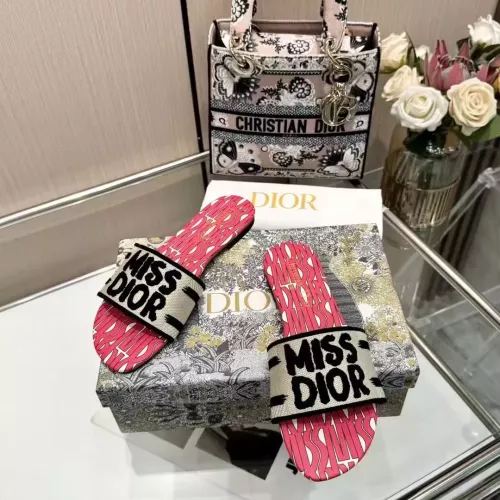 Replica Christian Dior Slippers For Women #1320753 $68.00 USD for Wholesale