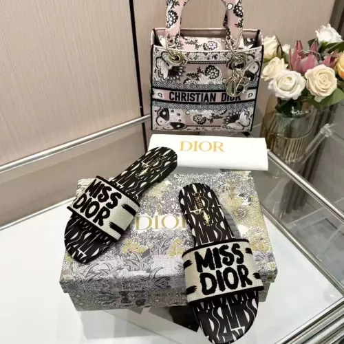 Replica Christian Dior Slippers For Women #1320754 $68.00 USD for Wholesale