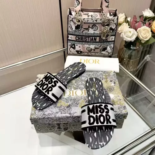 Replica Christian Dior Slippers For Women #1320755 $68.00 USD for Wholesale