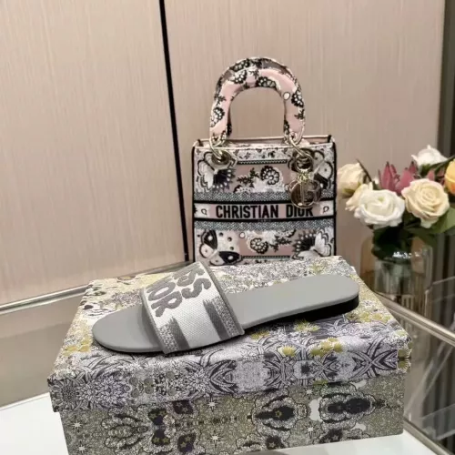 Replica Christian Dior Slippers For Women #1320756 $68.00 USD for Wholesale