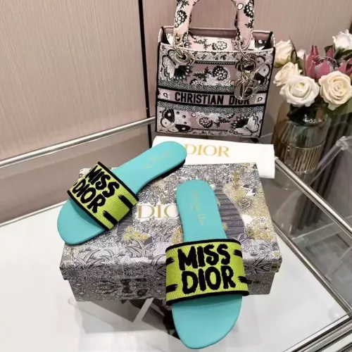 Replica Christian Dior Slippers For Women #1320757 $68.00 USD for Wholesale
