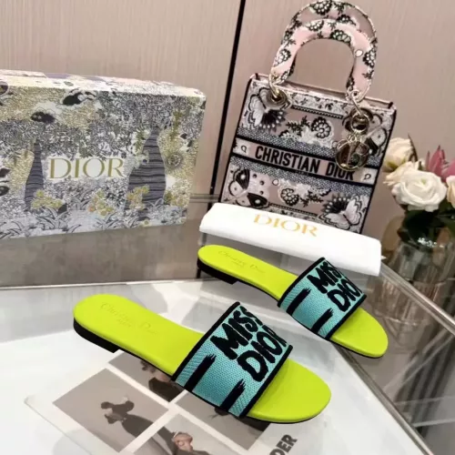 Replica Christian Dior Slippers For Women #1320758 $68.00 USD for Wholesale