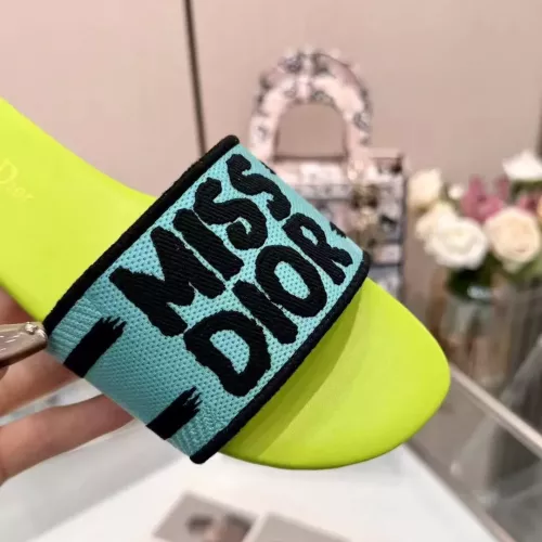 Replica Christian Dior Slippers For Women #1320758 $68.00 USD for Wholesale