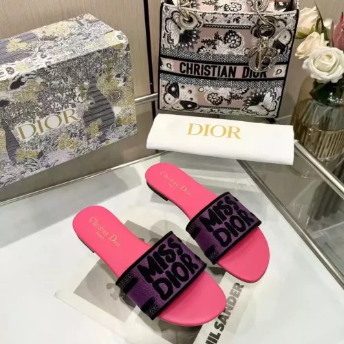 Replica Christian Dior Slippers For Women #1320759 $68.00 USD for Wholesale