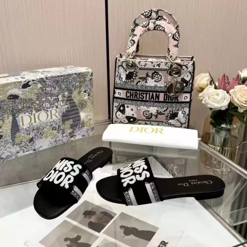 Christian Dior Slippers For Women #1320761 $68.00 USD, Wholesale Replica Christian Dior Slippers