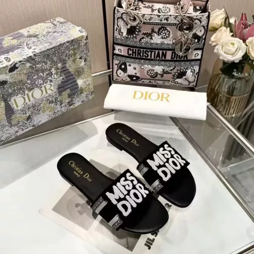 Replica Christian Dior Slippers For Women #1320761 $68.00 USD for Wholesale
