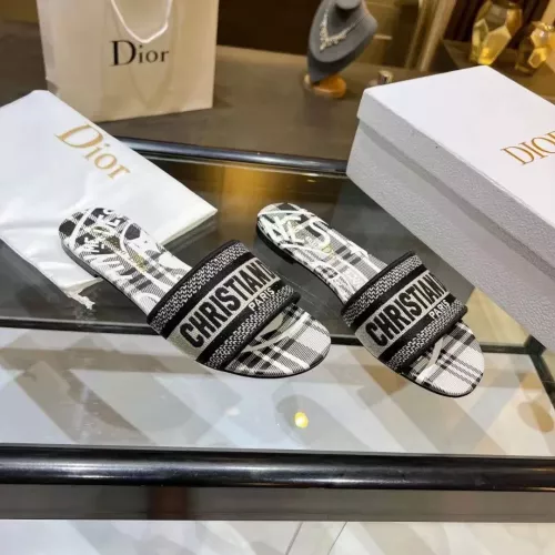 Replica Christian Dior Slippers For Women #1320762 $68.00 USD for Wholesale