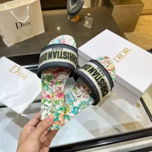 Replica Christian Dior Slippers For Women #1320766 $68.00 USD for Wholesale