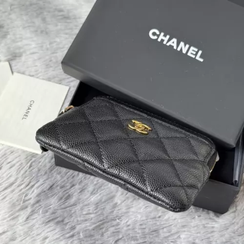 Replica Chanel AAA Quality Wallets In Gold For Women #1320962 $80.00 USD for Wholesale