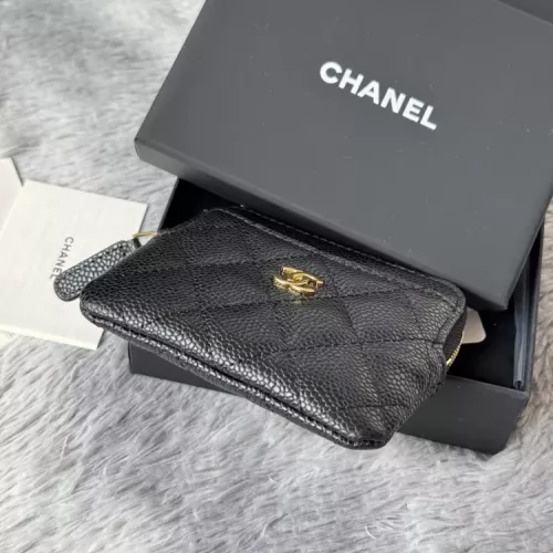 Replica Chanel AAA Quality Wallets In Gold For Women #1320963 $80.00 USD for Wholesale