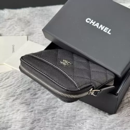 Replica Chanel AAA Quality Wallets In Silver For Women #1320966 $80.00 USD for Wholesale