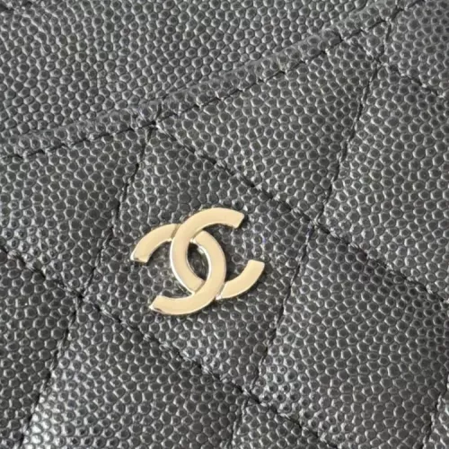 Replica Chanel AAA Quality Wallets In Silver For Women #1320966 $80.00 USD for Wholesale