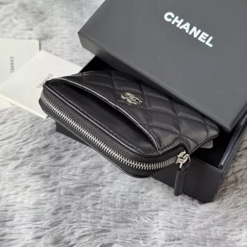 Replica Chanel AAA Quality Wallets In Silver For Women #1320967 $80.00 USD for Wholesale