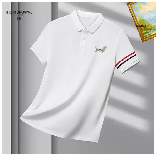 Thom Browne TB T-Shirts Short Sleeved For Men #1321012 $29.00 USD, Wholesale Replica Thom Browne TB T-Shirts
