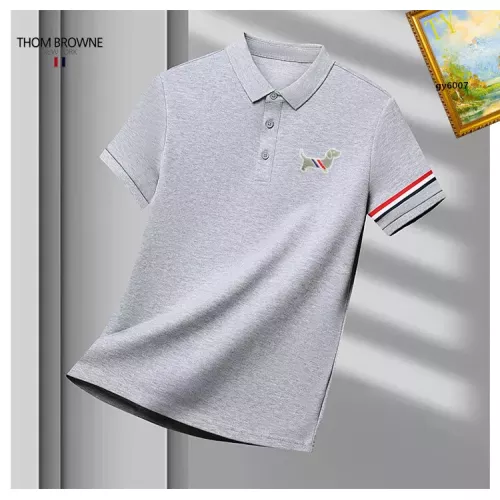 Thom Browne TB T-Shirts Short Sleeved For Men #1321013 $29.00 USD, Wholesale Replica Thom Browne TB T-Shirts