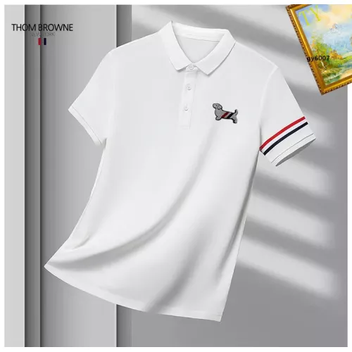Thom Browne TB T-Shirts Short Sleeved For Men #1321016 $29.00 USD, Wholesale Replica Thom Browne TB T-Shirts