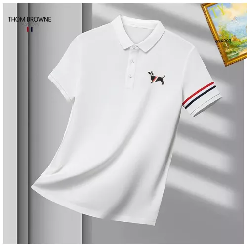 Thom Browne TB T-Shirts Short Sleeved For Men #1321020 $29.00 USD, Wholesale Replica Thom Browne TB T-Shirts