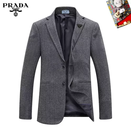 Prada Jackets Long Sleeved For Men #1321056 $68.00 USD, Wholesale Replica Prada Jackets