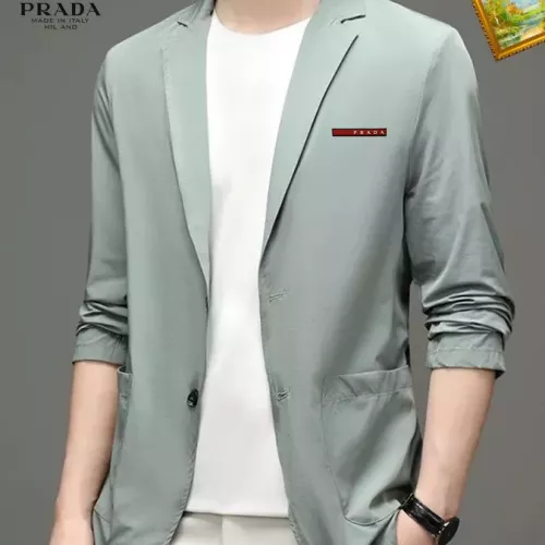 Prada Jackets Long Sleeved For Men #1321076 $52.00 USD, Wholesale Replica Prada Jackets