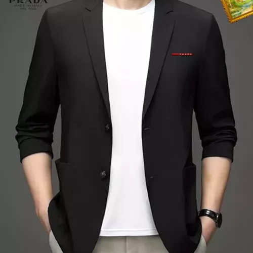 Prada Jackets Long Sleeved For Men #1321080 $52.00 USD, Wholesale Replica Prada Jackets