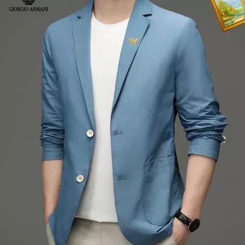 Armani Jackets Long Sleeved For Men #1321093 $52.00 USD, Wholesale Replica Armani Jackets