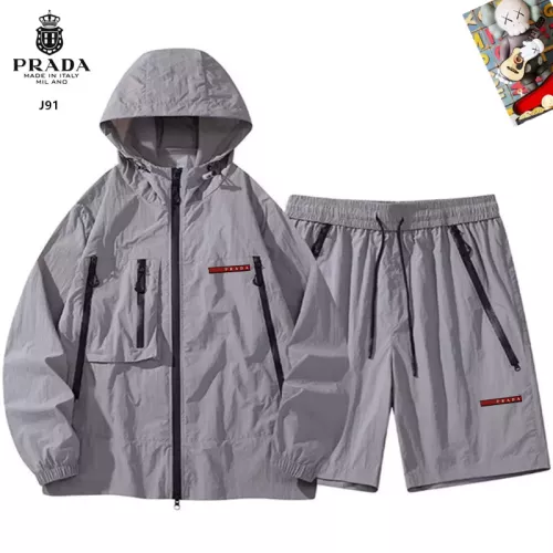 Prada Tracksuits Long Sleeved For Men #1321183 $60.00 USD, Wholesale Replica Prada Tracksuits