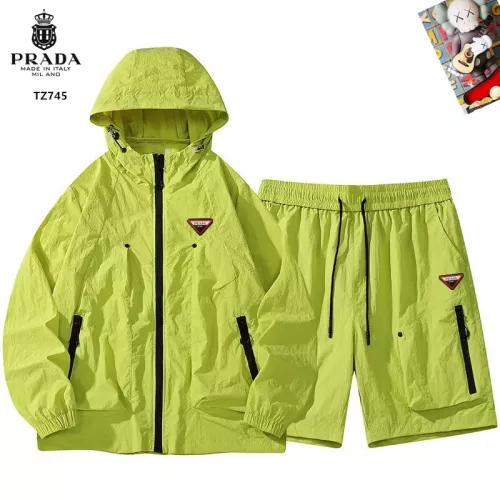 Prada Tracksuits Long Sleeved For Men #1321214 $60.00 USD, Wholesale Replica Prada Tracksuits