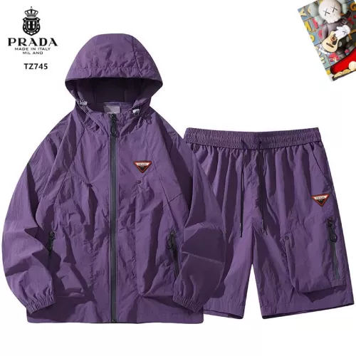 Prada Tracksuits Long Sleeved For Men #1321215 $60.00 USD, Wholesale Replica Prada Tracksuits