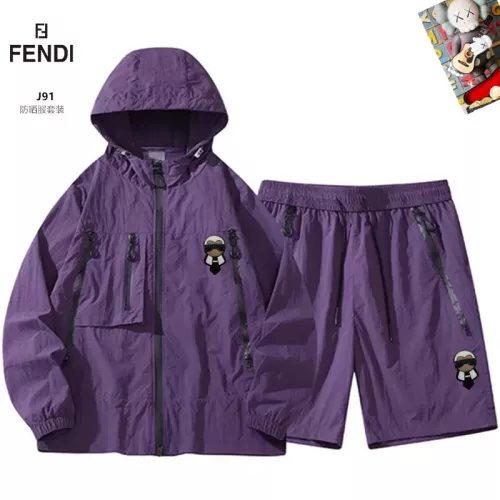 Fendi Tracksuits Long Sleeved For Men #1321242 $60.00 USD, Wholesale Replica Fendi Tracksuits