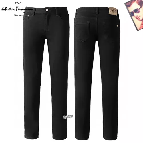 Replica Salvatore Ferragamo Jeans For Men #1321279 $42.00 USD for Wholesale
