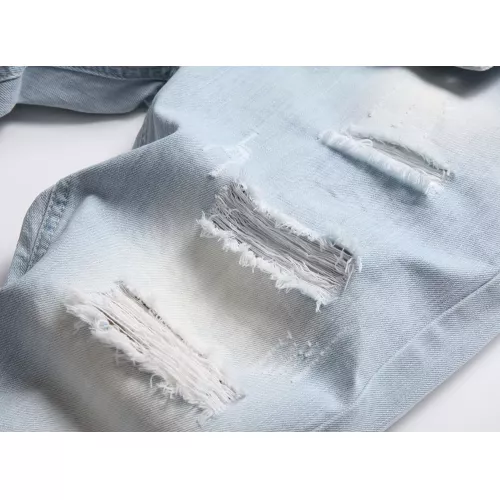 Replica Philipp Plein PP Jeans For Men #1321309 $42.00 USD for Wholesale
