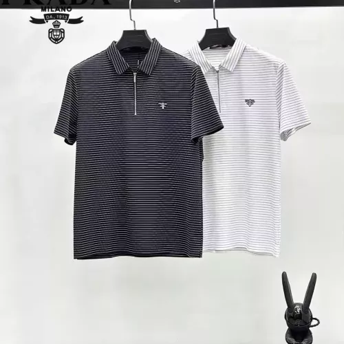 Replica Prada T-Shirts Short Sleeved For Men #1321333 $48.00 USD for Wholesale