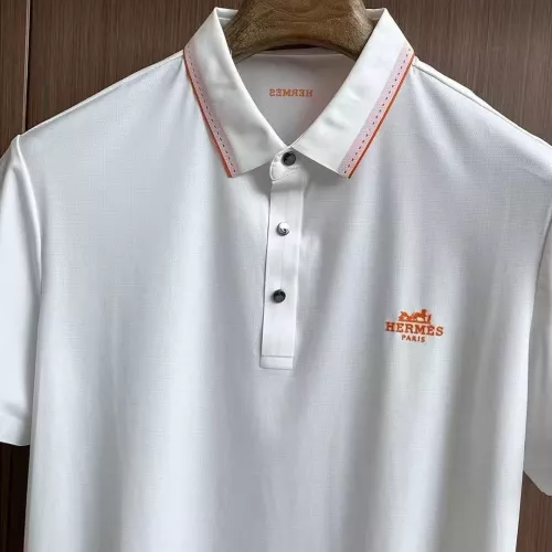 Replica Hermes T-Shirts Short Sleeved For Men #1321367 $48.00 USD for Wholesale