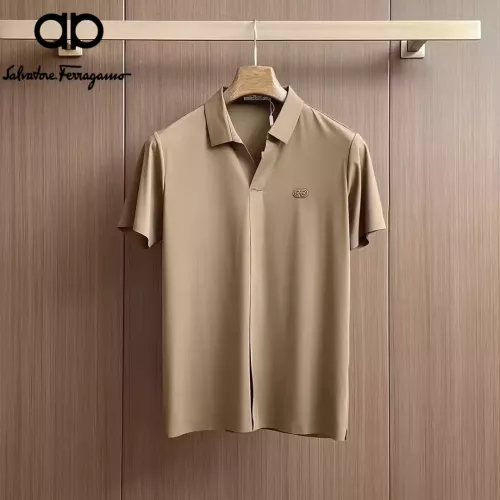 Salvatore Ferragamo Shirts Short Sleeved For Men #1321381 $52.00 USD, Wholesale Replica Salvatore Ferragamo Shirts