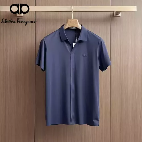 Salvatore Ferragamo Shirts Short Sleeved For Men #1321382 $52.00 USD, Wholesale Replica Salvatore Ferragamo Shirts