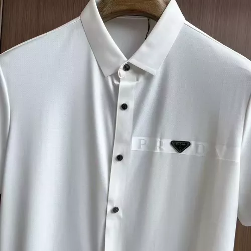 Replica Prada Shirts Short Sleeved For Men #1321385 $52.00 USD for Wholesale