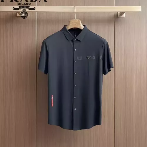 Prada Shirts Short Sleeved For Men #1321388 $52.00 USD, Wholesale Replica Prada Shirts
