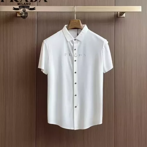 Prada Shirts Short Sleeved For Men #1321389 $52.00 USD, Wholesale Replica Prada Shirts
