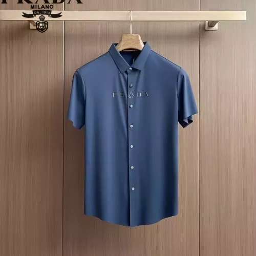Prada Shirts Short Sleeved For Men #1321391 $52.00 USD, Wholesale Replica Prada Shirts