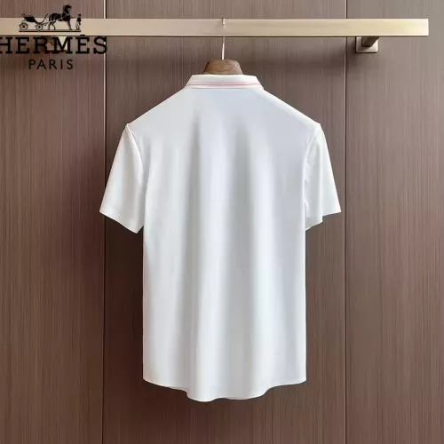 Replica Hermes Shirts Short Sleeved For Men #1321395 $52.00 USD for Wholesale