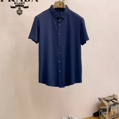 Prada Shirts Short Sleeved For Men #1321402 $52.00 USD, Wholesale Replica Prada Shirts