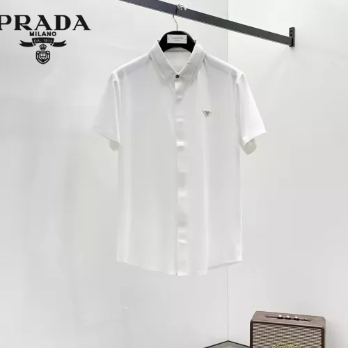 Prada Shirts Short Sleeved For Men #1321411 $52.00 USD, Wholesale Replica Prada Shirts