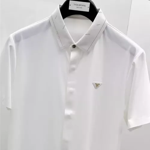 Replica Prada Shirts Short Sleeved For Men #1321411 $52.00 USD for Wholesale