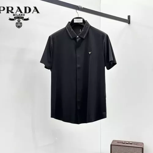 Prada Shirts Short Sleeved For Men #1321416 $52.00 USD, Wholesale Replica Prada Shirts